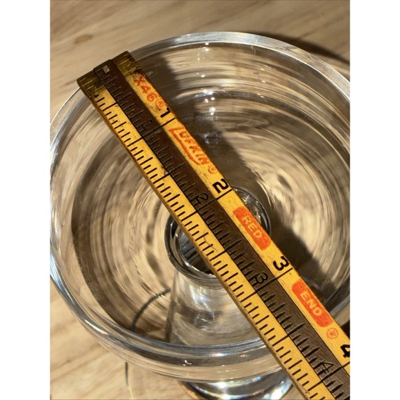 Hand Blown Glass Candleholders Set Of 3 Pillar - Picture 7 of 15